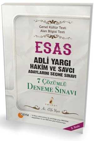 Pelikan ESAS Adli Yargı Hakim ve Savcı Adaylarını Seçme Sınavı 7 Deneme Pelikan Yayınları