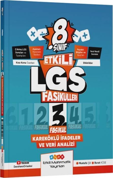 Etkili Matematik Yayınları 8. Sınıf Etkili LGS Fasikül Köklü İfadeler 3