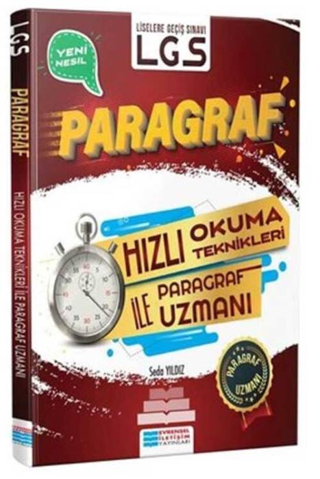 Evrensel 8. Sınıf LGS Hızlı Okuma Teknikleri İle Paragraf Uzmanı Evrensel İletişim Yayınları