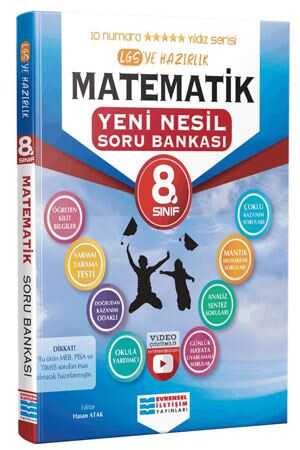 Evrensel 8. Sınıf Matematik Video Çözümlü Soru Bankası Evrensel Yayınları