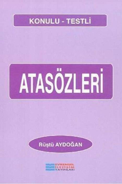 Evrensel İletişim Atasözleri Sözlüğü Evrensel İletişim Yayınları