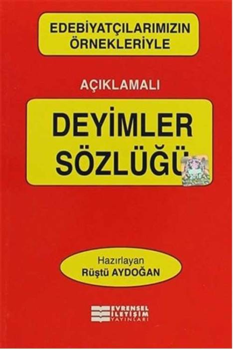 Evrensel İletişim Deyimler Sözlüğü Evrensel İletişim Yayınları