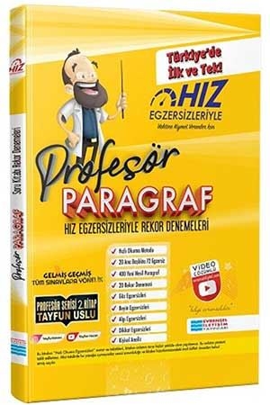 Evrensel İletişim Profesör Paragraf Hız Egzersizleriyle Rekor Denemeler Evrensel İletişim Yayınları