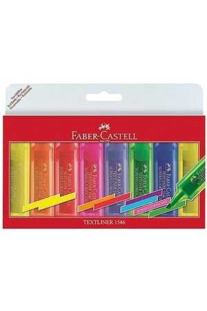 Faber Castell Şeffaf Gövde Fosforlu Kalem 1546 6+2 Textliner