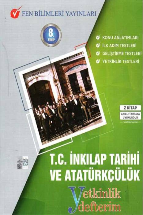 Fen Bilimleri 8. Sınıf T.C İnkılap Tarihi ve Atatürkçülük Yetkinlik Defterim