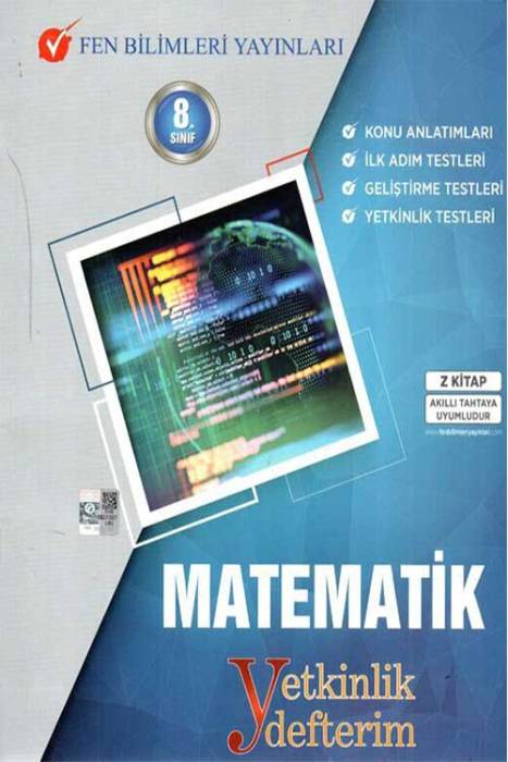 Fen Bilimleri 8. Sınıf Yeni Nesil Matematik Yetkinlik Defterim Fen Bilimleri Yayınları