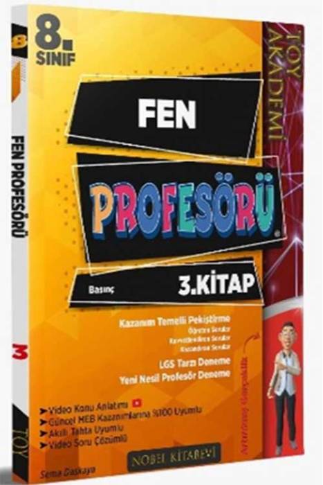 Fen Profesörü 8.Sınıf LGS Hazırlık 3.Kitap Basınç Toy Akademi Yayınları