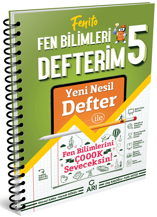 Arı 5. Sınıf Fen Bilimleri Defterim Fenito Arı Yayınları