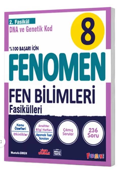 8. Sınıf LGS Fen Bilimleri Dna ve Genetik Kod 2. Fasikül Fenomen Yayınları