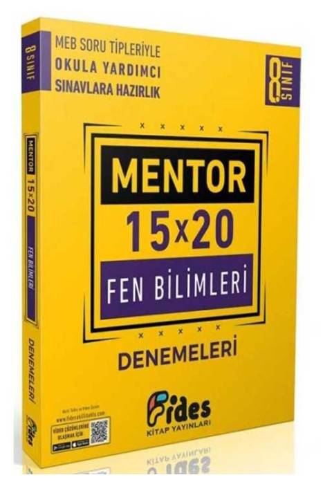 Fides 8. Sınıf Mentor 15 x 20 Fen Bilimleri Deneme Fides Yayınları