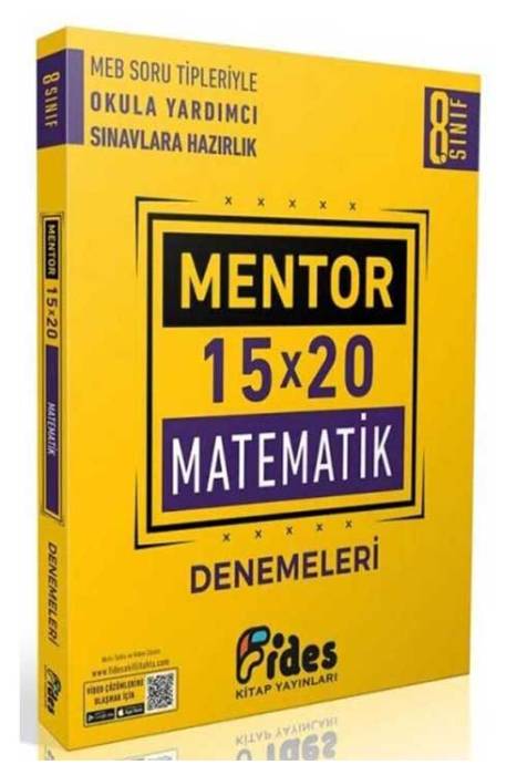 Fides 8. Sınıf Mentor 15 x 20 Matematik Deneme Fides Yayınları