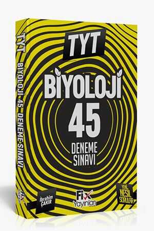 Fix TYT Biyoloji 45 Denemeleri Fix Yayınları