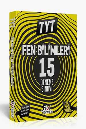 Fix TYT Fen Bilimleri 15 Denemeleri Fix Yayınları