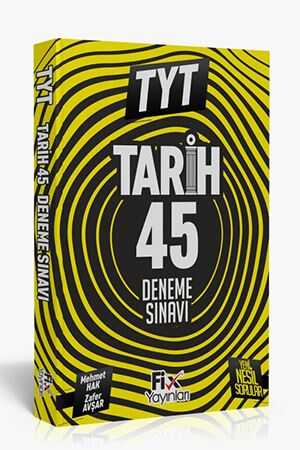 Fix TYT Tarih 45 Denemeleri Fix Yayınları