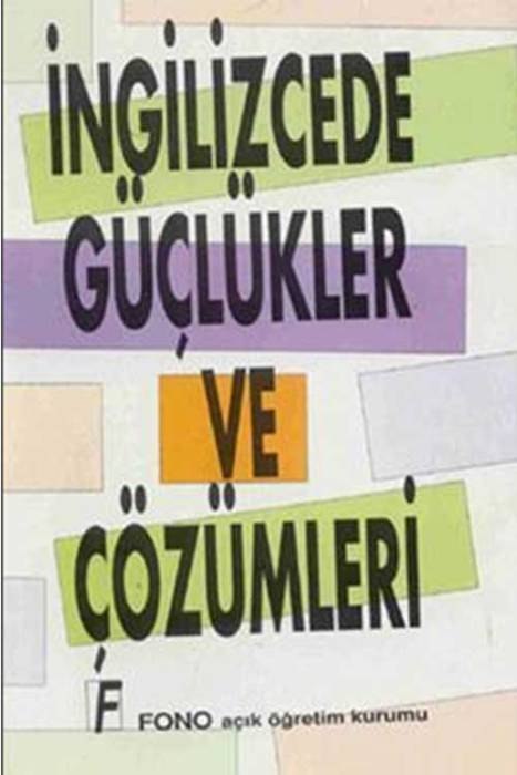 Fono İngilizcede Güçlükler Ve Çözümleri Fono Yayınları