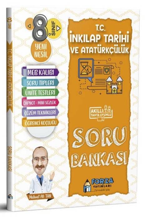 Forza 8. Sınıf T.C İnkılap Tarihi ve Atatürkçülük Soru Bankası Forza Yayınları