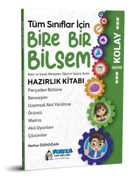 Forza Tüm Sınıflar İçin Bire Bir Bilsem Hazırlık Kitabı Kolay Seviye Forza Yayınları