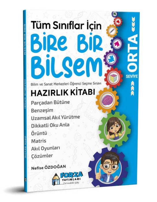 Forza Tüm Sınıflar İçin Bire Bir Bilsem Hazırlık Kitabı Orta Seviye Forza Yayınları