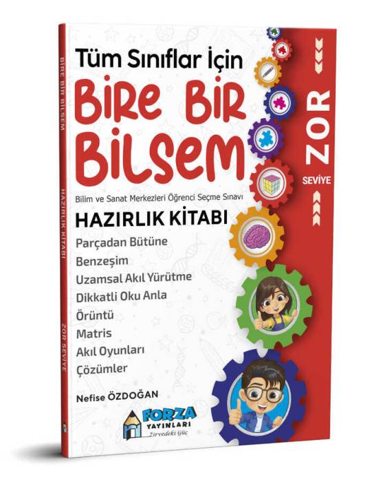 Forza Tüm Sınıflar İçin Bire Bir Bilsem Hazırlık Kitabı Zor Seviye Forza yayınları