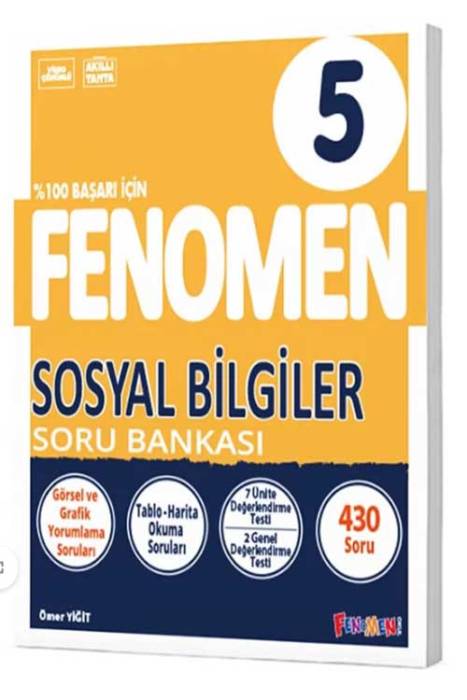 5. Sınıf Sosyal Bilgiler Soru Bankası Fenomen Yayınları