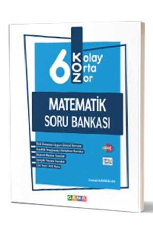 Gama 6. Sınıf Koz Tatlı Sert Matematik Soru Bankası Gama Yayınları