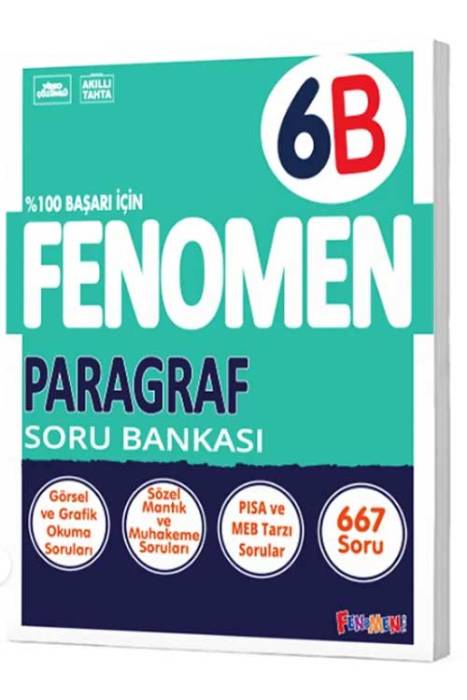 6. Sınıf Paragraf Fenomen Soru Bankası Fenomen Yayınları