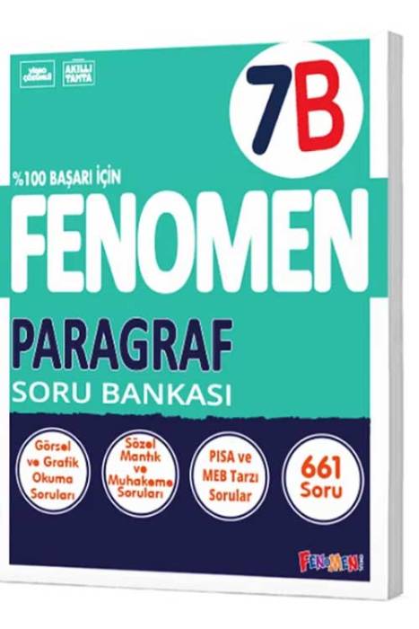 7. Sınıf Fenomen Paragraf Soru Bankası Fenomen Yayınları