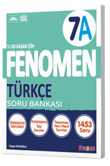 7. Sınıf Fenomen Türkçe A Soru Bankası Fenomen Yayınları