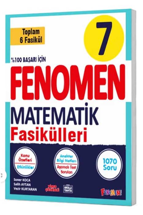 7. Sınıf Matematik Fasikül Seti Fenomen Yayınları