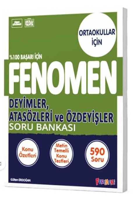 8. Sınıf Deyimler Atasözleri ve Özdeyişler Fenomen Soru Bankası Fenomen Yayınlar