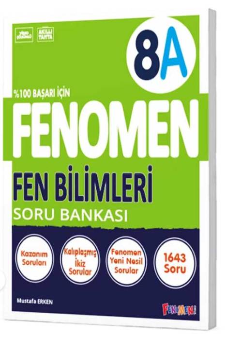 8. Sınıf Fen Bilimleri A Fenomen Soru Bankası Fenomen Yayınları