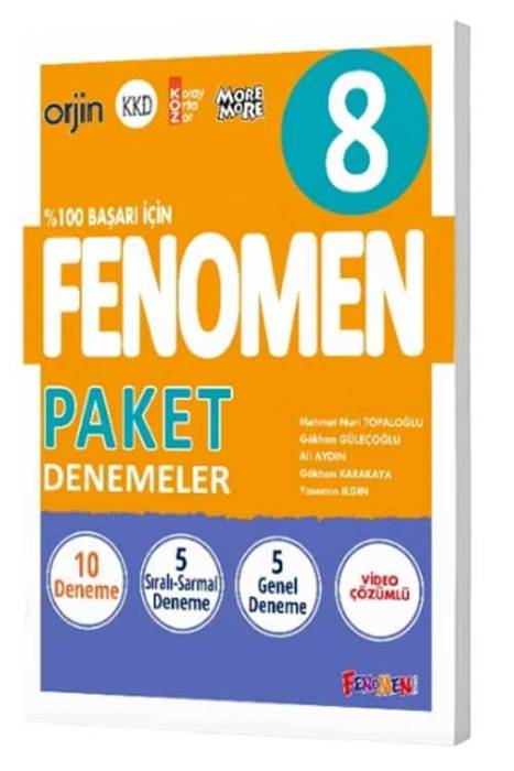 8 .Sınıf Fenomen 8 Paket Deneme Fenomen Yayınları