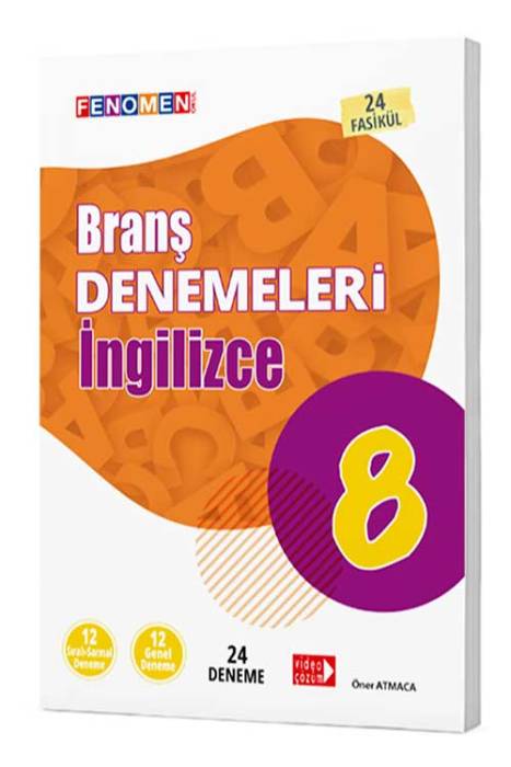 8. Sınıf İngilizce 24 Fasikül Deneme Fenomen Yayınları