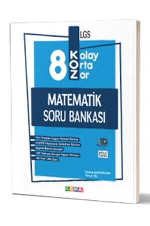 Gama 8. Sınıf LGS Koz Matematik Soru Bankası Gama Yayınları