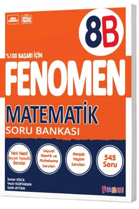 8. Sınıf Matematik B Fenomen Soru Bankası Fenomen Yayınları