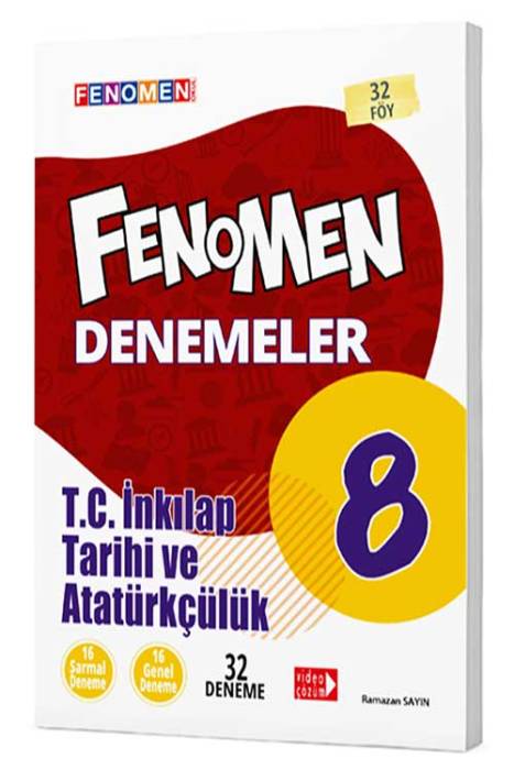 8. Sınıf TC İnkılap Tarihi ve Atatürkçülük 32 Fasikül Deneme Fenomen Yayınları