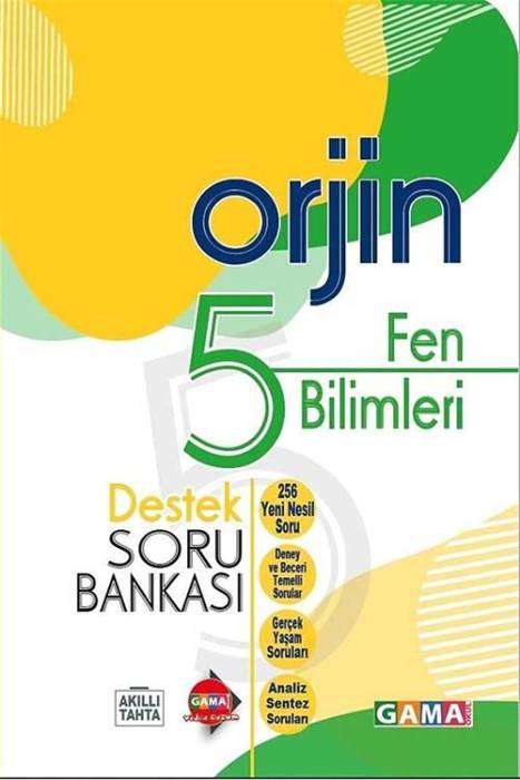 Gama Orjin 5 Fen Bilimleri Destek Soru Bankası Gama Yayınları