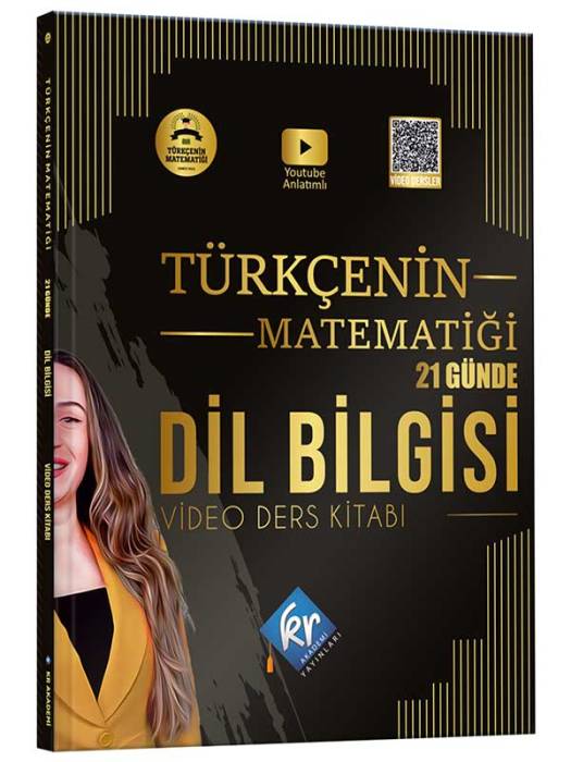 Gamze Hoca Türkçenin Matematiği Tüm Sınavlar İçin 21 Günde Dil Bilgisi Video Ders Kitabı Kr Akademi Yayınları