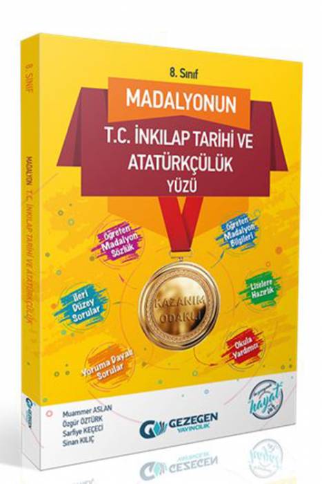 Gezegen LGS 8. Sınıf Madalyonun TC İnkılap Tarihi ve Atatürkçülük Gezegen Yayınları