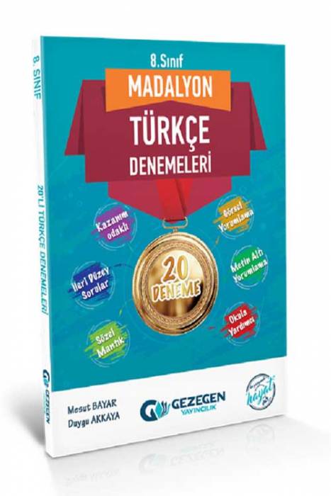 Gezegen 8. Sınıf Türkçe Madalyon Denemeleri Gezegen Yayınları