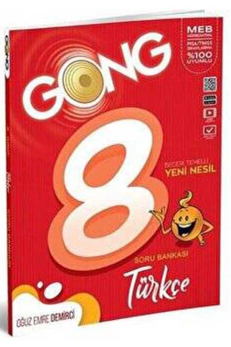 GONG 8. Sınıf Türkçe Soru Bankası Eğiten Kitap Yayınları