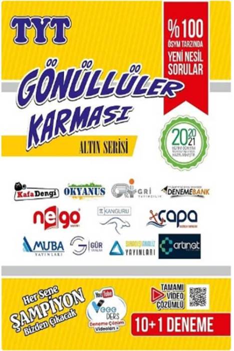 Gönüllüler Karması TYT Altın Serisi 10+1 Deneme Gönüllüler Karması Yayınları