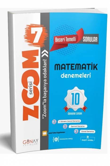 Günay 7. Sınıf Matematik 10 Deneme Zoom Serisi Günay Yayınları