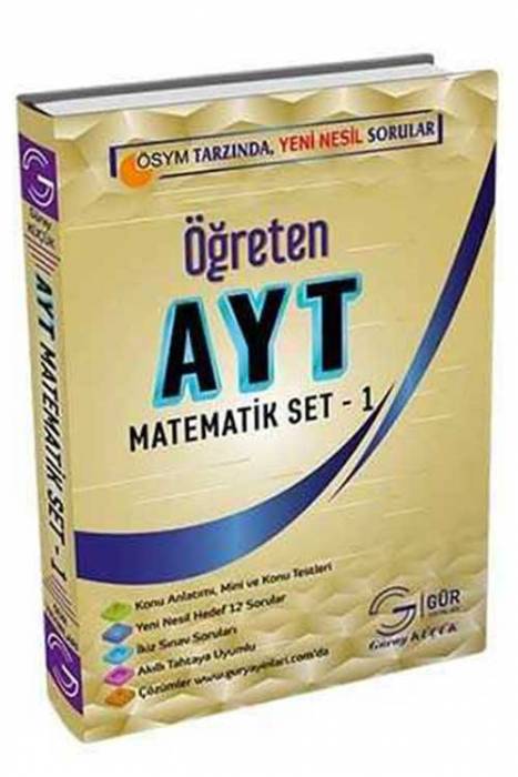 Gür AYT Matematik Öğreten Set 1 Gür Yayınları