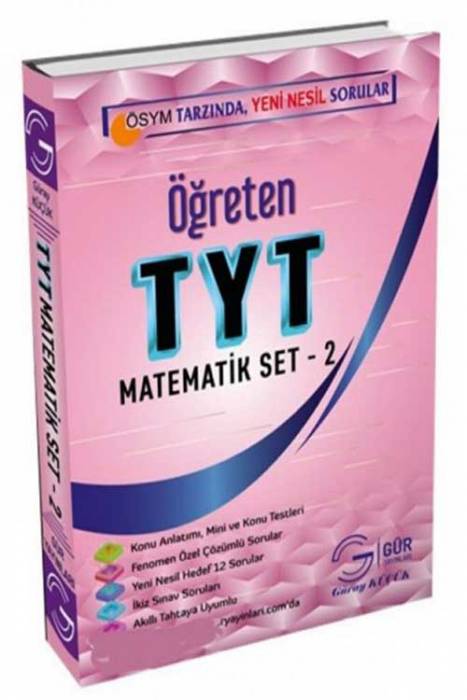 Gür YKS TYT Öğreten Matematik Set 2 Gür Yayınları