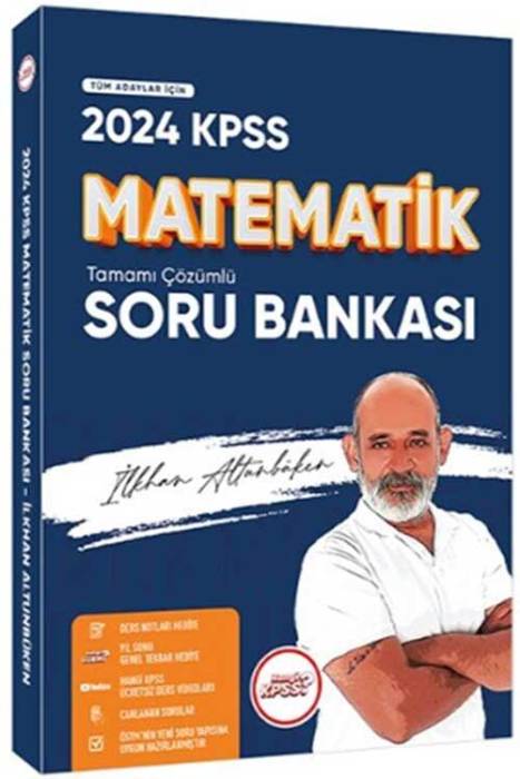 2024 KPSS Matematik Tamamı Çözümlü Soru Bankası PDF Ders Notu ve Uzaktan Eğitim Hediyeli Hangi KPSS Yayınları