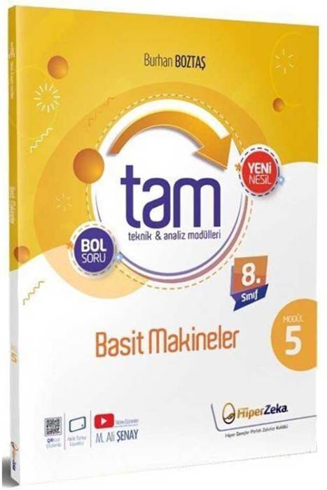 Hiper Zeka 8. Sınıf Fen Bilimleri TAM Teknik Analiz Modülleri 5 Basit Makineler