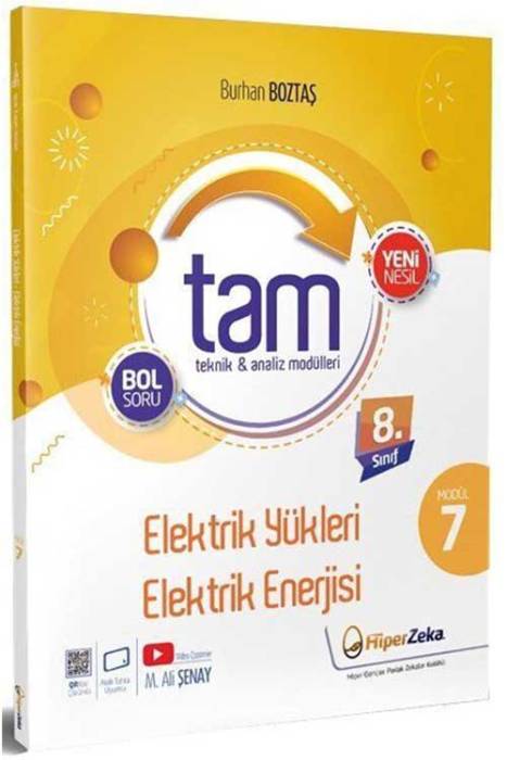 Hiper Zeka 8. Sınıf Fen Bilimleri TAM Teknik Analiz Modülleri 7 Elektrik Yükleri ve Elektrik Enerjisi