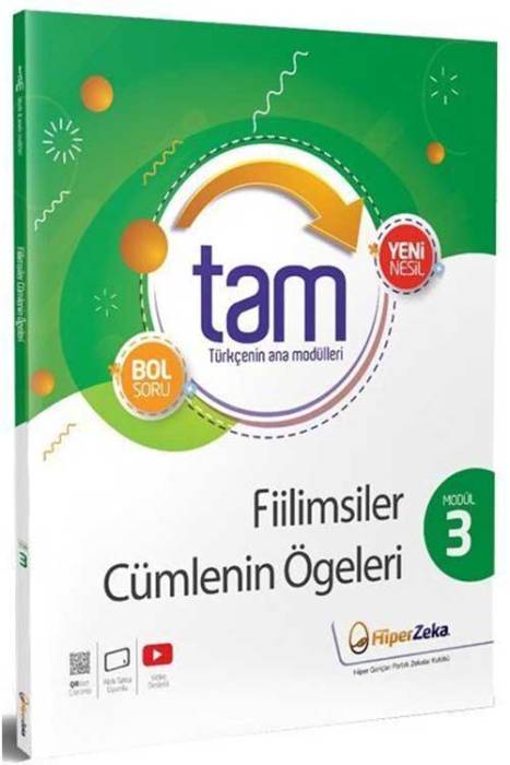 Hiper Zeka 8. Sınıf TAM Türkçe'nin Ana Modülleri 3 Fiilimsiler ve Cümlenin Ögeleri