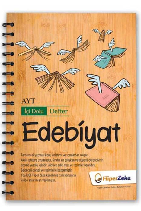 Hiper Zeka İçi Dolu Defter YKS AYT Edebiyat Hiper Zeka Yayınları